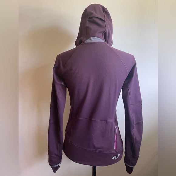 #123- SALOMON- Swift Midlayer Hoody Woman’s medium - Picture 3 of 8